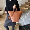 Bolso de Hombro para Mujer, Bolso Tote de Gran Capacidad, Estilo Perezoso de Viaje, Ligero, Lujo, Superficie Suave, Bolso Cubo Versátil