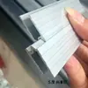 Acessórios para estojo de aviação, estojo para instrumento de ferramenta de beleza, tiras de alumínio macho-fêmea superior e inferior de 5MM, acessórios de hardware de alumínio M