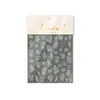 Adesivos Tomoni Finos e Resistentes para Nail Art Romântica, Curativa, de Primavera, Novas Tulipas, Borboletas, Joias, Adesivos de Unha Feitos à Mão