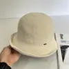 Sombrero de Pescador Trenzado de Lana Estilo Japonés para Otoño e Invierno para Mujer, Elegante y Artístico, Sombrilla Cálida Casual Tipo Cloche