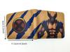Carteira Curta do Deadpool Mercadoria Marvel Vingadores Super-Herói Porta-Moedas em PU Carteira
