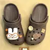 Flor de Sapato Coelho Miffy Fofa Acessórios Decorativos DIY Flor de Sapato com Furo Acessórios Fivela Adaptável Acessórios de Desenho Animado Removíveis