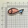 Acrílico Novo Desenho Animado Fofo Super Fofo Padrão de Água Peixe DIY Presilha de Cabelo Broche Emblema Ímã de Geladeira Joias Pequenos Acessórios
