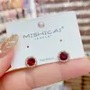 Pendientes Retro Geométricos de Circonita Exquisitos y Compactos para Mujer, Diseño Exquisito y Elegante, Pendientes de Moda, Pendientes de Distribución Transfronteriza