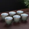 Juego de 10 Copas de Vino de Porcelana Blanca, Copas de Vino Pequeñas de Cerámica Estilo Antiguo, Copas para Licores para Uso Doméstico, Copas para Sacrificios, Hechas a Medida