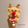 Pinza para el Cabello de Reno Navideño para Mujer Pinza para el Cabello de Fiesta Festiva Accesorio para el Peinado Accesorios de Disfraz Cosplay Lindo Doble Pinza Accesorios para el Cabello