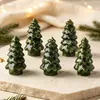 Árbol de Navidad tallado en cristal natural transfronterizo Xiuyu, una pieza decorativa festiva para crear un ambiente navideño, un adorno de cristal para la decoración del hogar