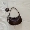 Bolso de mujer de alta costura estilo coreano de gran capacidad, nuevo modelo de verano 2026, bolso cruzado informal y relajado de nicho tipo dumpling