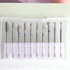 Set de Brocas de Diamante para Uñas Preprocesamiento Ruso Piel Muerta Herramienta de Uñas de Esmeril Paquete de 10