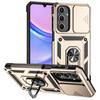 Fornecimento direto e-commerce transfronteiriço Capa para celular Samsung adequada para A16 sargento janela deslizante suporte de anel capa protetora para celular