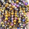 Cuentas de Bola de Flor de 8 mm Cuentas de Cristal Accesorios de Material para Manualidades Cuentas Facetadas de Vidrio Accesorios para Ropa Accesorios para Joyería Cuentas Sueltas