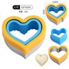 Molde de acero inoxidable para cortar y sellar bordes de pan de sándwich, molde para pan de desayuno infantil