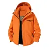 Jaqueta de Algodão com Grafeno para Homens e Mulheres com Forro de Fleece, à Prova de Vento e Impermeável, Roupas à Prova de Frio para Outono e Inverno, Moderna