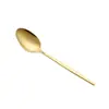Acero Inoxidable Portugués Vajilla Utensilios de Cocina traje Hogareño Cuchara Dorada para Sopa Polvo de Sopa Pala para Pastel a la Parrilla Cuchara para Aceite Pala para Platos