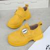 Zapatos Birkenstock Estilo Coreano para Niños Nueva Colección Primavera y Otoño 2025 Ligeros y Versátiles Zapatos de Piel para Niños Suela Suave Casuales y Cómodos Zapatos Tipo Mocasín