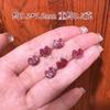 Pulsera de cuentas sueltas de cinabrio rojo con palabra de la suerte, accesorios redondos de arena de oro púrpura de alto contenido natural, tamaño pequeño, accesorios de marca cuadrados al por mayor