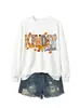 Jardín de infantes Amazon eBay moda europea versátil mujer retro otoño e invierno nueva sudadera