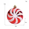Adornos navideños de plástico, medias navideñas, muletas, colgantes, pequeños adornos para árboles de Navidad.