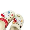 2025 Nuevo Estilo Zuecos Hebilla de Zapato Ins de Gama Alta Dibujos Animados Cuerda Trenzada Gato Lindo Moda Versátil Estilo Hada Hebilla de Zapato