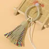 Chaveiro de Borla de Algodão Estilo Xizang 5cm Acessórios para Roupas Pequeno Pingente de Borla Acessórios para Joias DIY Ornamento para Pendurar