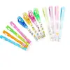 Plumones fluorescentes protectores de ojos para estudiantes, marcadores de colores para tomar notas, alto valor estético, serie de colores claros para agendas de niñas