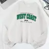 Sudadera de Estilo Coreano 2025 con Estampado de Letras de Manga Larga para Mujer en Otoño e Invierno Estilo Perezoso Versátil Estudiante Terciopelo Espesado Top