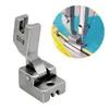 S518 Máquina de Costura de Plataforma Totalmente em Aço Calcador para Zíper Invisível com Guia, Acessórios para Máquina de Costura, Calcador para Máquina de Costura