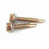 Tornillo Hexagonal Exterior con Arandela Integrada, Tornillo de Cola de Milano Galvanizado, Tornillo para Techo de Acero Color, Tornillo Autorroscante M4.8M5.5