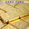 Encendedor Ultra-Delgado Ladrillo de Oro Barra de Oro Nugget de Oro Inflable Personalizado Rueda de Fricción de Pedernal Llama Abierta Joyería Tienda de Oro Regalo