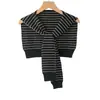 Habitación con Aire Acondicionado Chal Pequeño Hombro Cuello Nuevo Cheongsam Ropa Exterior Tejido de Punto Moda Alta Gama Verano Vestido Delgado