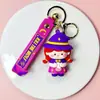 Figuritas de llavero de goma blanda de anime de dibujos animados, colgantes para mochila, accesorios para bolsos, pequeños adornos, al por mayor en stock para tiendas