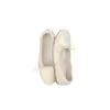 Zapatos de ballet de tacón bajo con lazo de colores para mujer, nuevo estilo primavera/verano, cómodos y versátiles zapatos planos de abuela, zapatos de un solo color de punta poco profunda