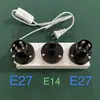 Clip de Teste LED Suporte de Teste para Downlight de Teto de 2 Posições Clip para Lâmpada Soquete E27 Caixa de Suporte de Lâmpada Plugue Direto