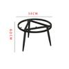 Suporte de Pé de Mesa Redondo de Ferro e Metal para Varanda Mesa de Chá Pé de Sofá Combinação de Placa de Rocha Mesa de Café Mesa Lateral Suporte de Pé