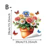 Decoración para el Hogar Adhesivos Electrostáticos sin Adhesivo para Vidrio Serie Estilo Floral Girasol Océano Pegatinas para Ventana Translúcidas sin Residuos