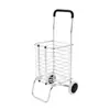 Carrito de compras grande cuidadosamente seleccionado de Guangzhou, Guangdong, adecuado para la compra de comestibles, cesta de verduras ligera y apilable, adecuada para uso doméstico y personas mayores