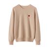 Suéter de Cachemira para Mujer 100% Cachemira Pura Cuello Redondo Otoño e Invierno Suéter Tejido Suave Glutinoso Suéter Básico