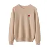 Suéter de Cachemira para Mujer 100% Cachemira Pura Cuello Redondo Otoño e Invierno Suéter Tejido Suave Glutinoso Suéter Básico