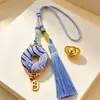 Colgantes de Brocado de la Dinastía Song Hechos Completamente a Mano, Colgantes para Coche, Llaveros, Accesorios para Teléfono y Bolsos, Amuletos de Paz, Decoraciones de Bolsas de Dinero, Venta al por Mayor
