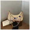 Bolso de Hombro de Cadena Versátil Moda Personalidad para Mujer, Nuevo Tendencia Primavera Ligero Elegante para Viajes Diarios de Alta Gama