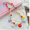 Nuevo Estilo Coreano Collar de Estrella de Cuentas de Colores Flor Pequeña Oso Pequeño Collar de Dibujos Animados Lindo para Niños Collar Gargantilla de Cuentas Joyería