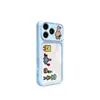 Estilo Pixel Patricio Estrella Compatible con Funda para Teléfono Apple 18promax Niñas Dibujos Animados Linda 17 Ventana Grande 16/15