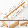 Tirador de Cajón de Hongo de Madera Log Japonés Redondo Madera Agujero Único Gabinete Puerta de Armario de Madera Habitación Infantil Tirador de Madera Maciza