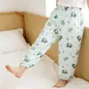Novas Calças Lanternas Repelentes de Mosquitos de Primavera e Verão para Crianças, Meninos e Meninas, Calças Finas com Ar Condicionado para Dormir, Calças Longas Fofas de Corte Amplo, Venda por Atacado Disponível