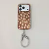 Funda popular estilo coreano con estampado de cebra adecuada para iPhone 18 Pro Max, iPhone 16 Pro e iPhone 17 para mujeres