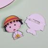 Broche Ins de Acrílico Desenho Animado Broche de Bolinha Fofa Acessório para Mochila Patch de Presente Boneca Criativa Estilo Ins