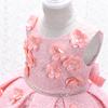 Vestido de Verano Personalizado para Niña, Vestido de Boda Abullonado, Vestido para Actuación de Piano de Niña Pequeña, Falda de Princesa con Dobladillo