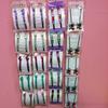 Grampo de cabelo de cristal BB Nina com laço de cristal e grampo de diamante estilo coreano feminino infantil universal clipe lateral superior