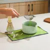 Tazón de Cerámica Exclusivo Transfronterizo para Matcha, Soporte para Batidor de Té, Juego de Batidores de Té, Juego de Siete Piezas de Herramientas para Matcha, Listo para Entrega