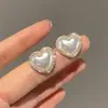 @ Oferta Especial @ Brincos Clássicos Coreanos de Pérola do Amor 2025 Novo Trendy Mais Fácil para Combinar Brincos de Diamante da Moda